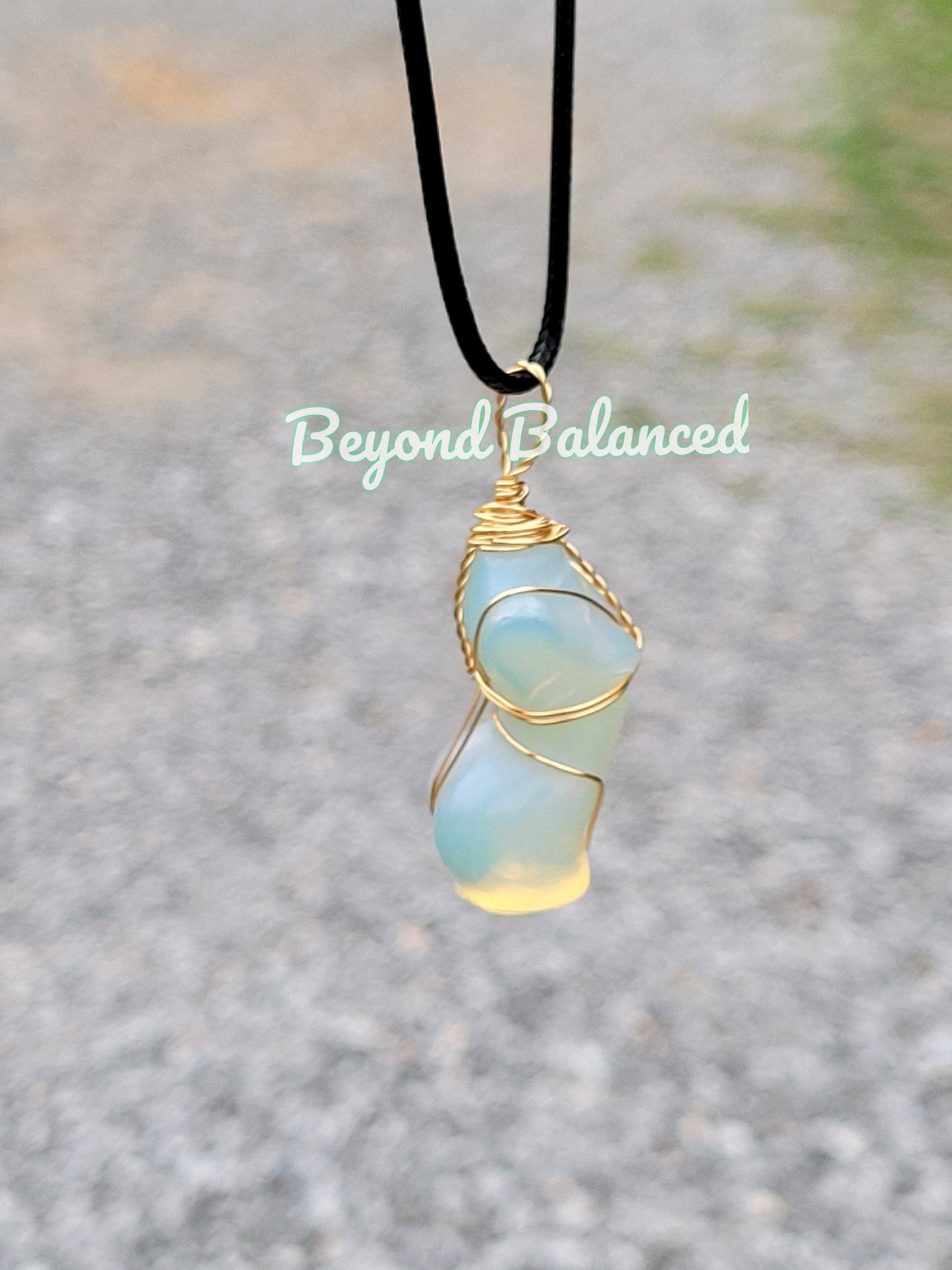 Opalite Wrapped Goddess Necklace