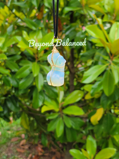 Opalite Wrapped Goddess Necklace