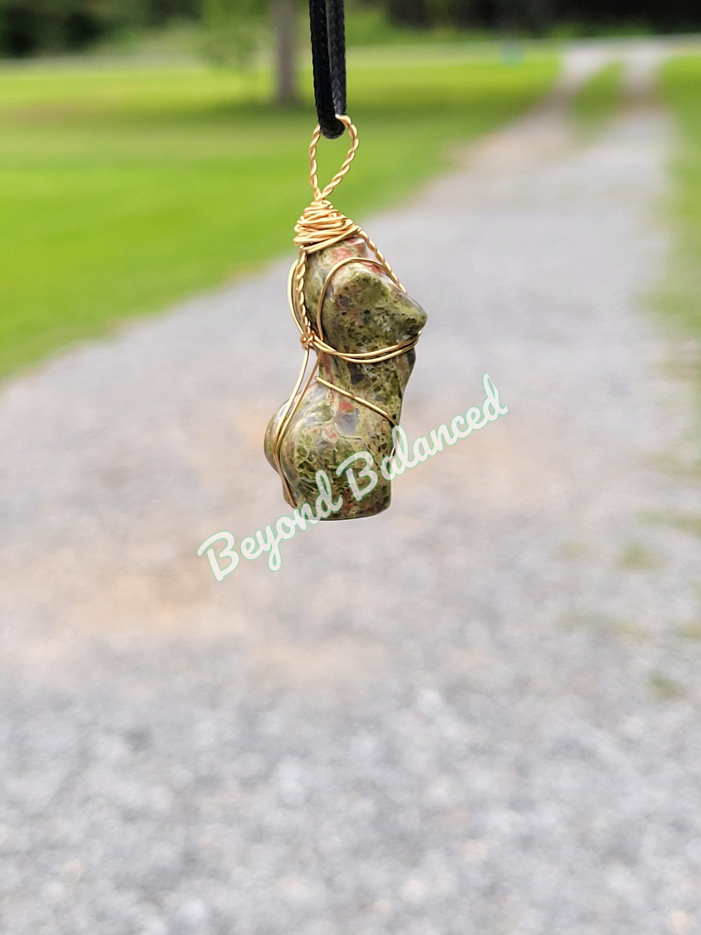 Unakite Goddess Necklace