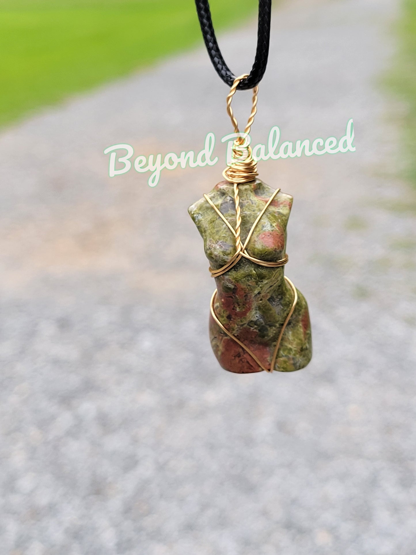 Unakite Goddess Necklace